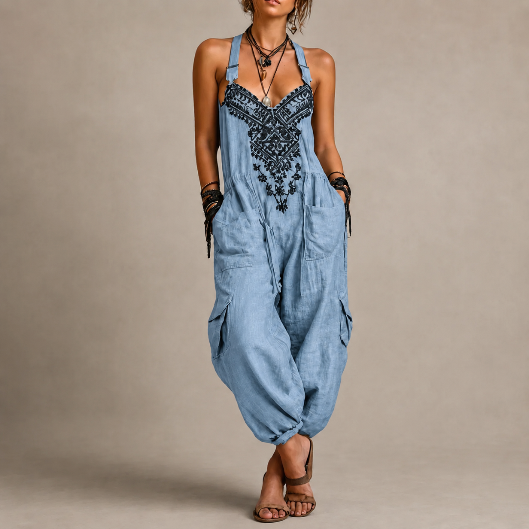 Astrid – Boho Vyšívaný Overal
