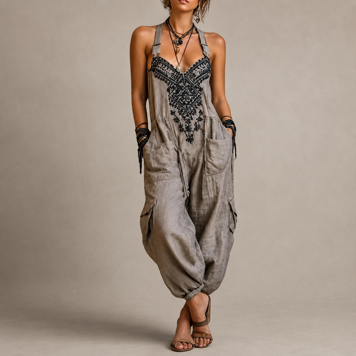 Astrid – Boho Vyšívaný Overal