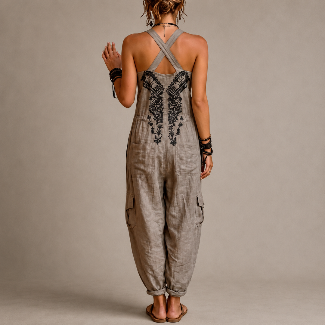 Astrid – Boho Vyšívaný Overal