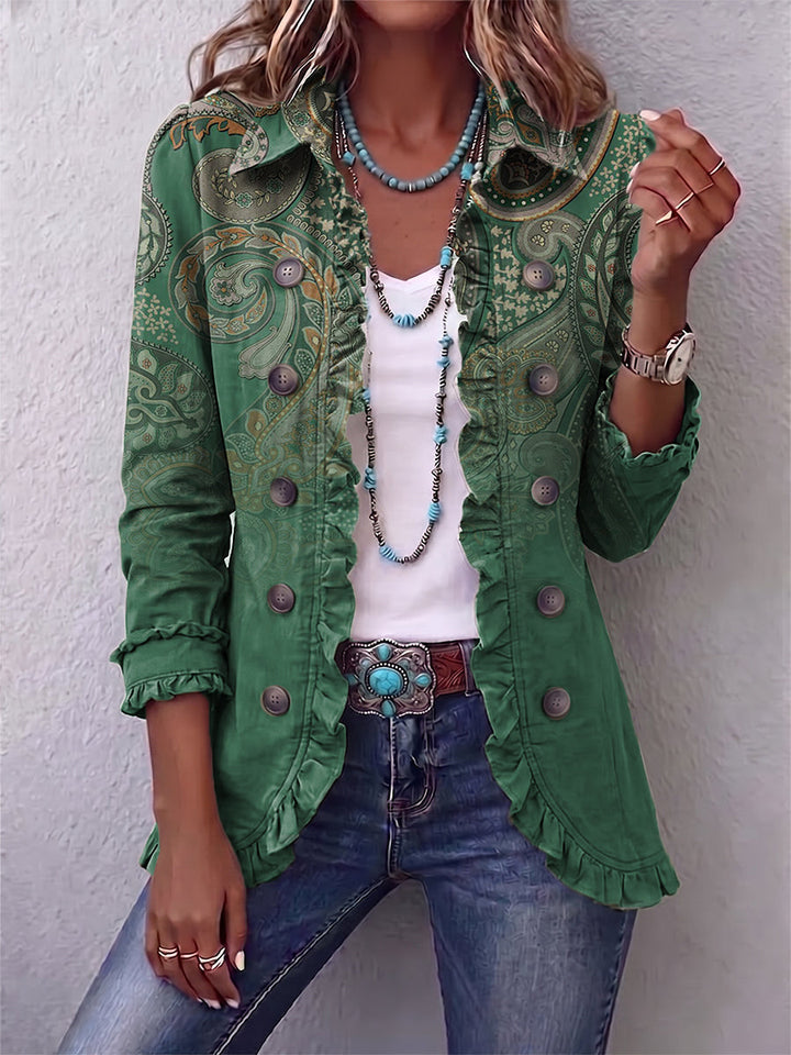 Carolina | Boho Paisley s Volánmi