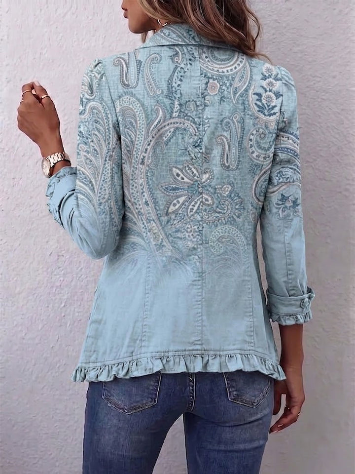 Emilia | Vintage paisley bunda s volánmi