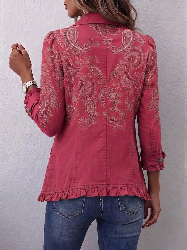 Carlota | Vintage paisley bunda s volánmi