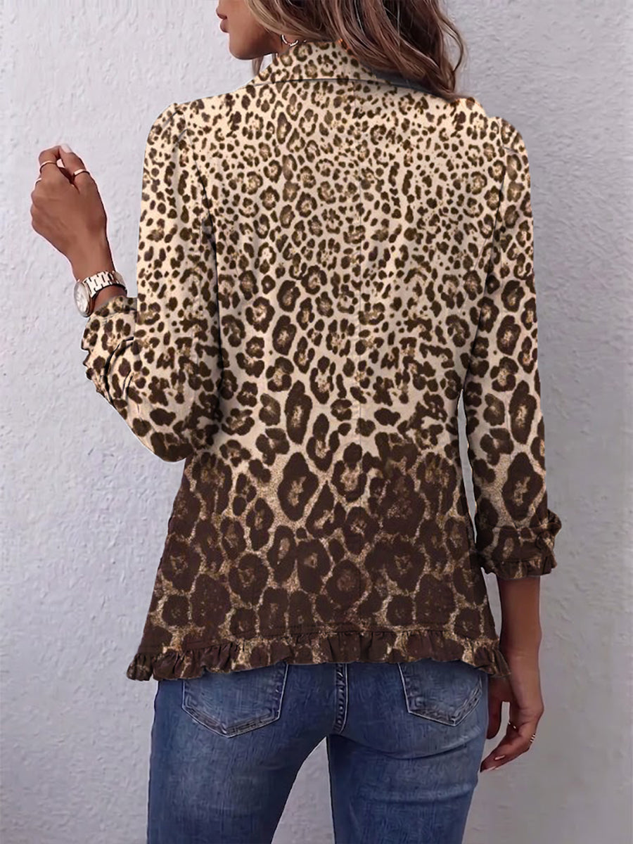 Lucia | Leopardí bunda s volánmi
